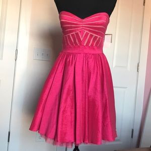 Lined strapless Aidan dress NWT